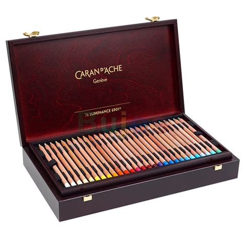 caran d'ache pablo colored pencil set of 120 metal box|caran d ache aquarelle pencils.